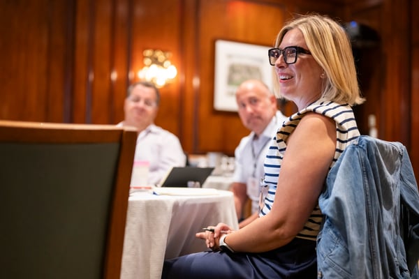 Expert speaker presenting at Revenue Room event