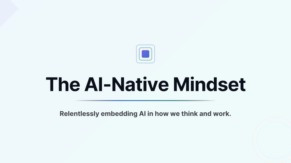 What Does It Mean to Be AI-Native?
