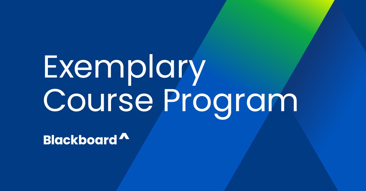 The Exemplary Course Program: What’s New and How to Get Involved