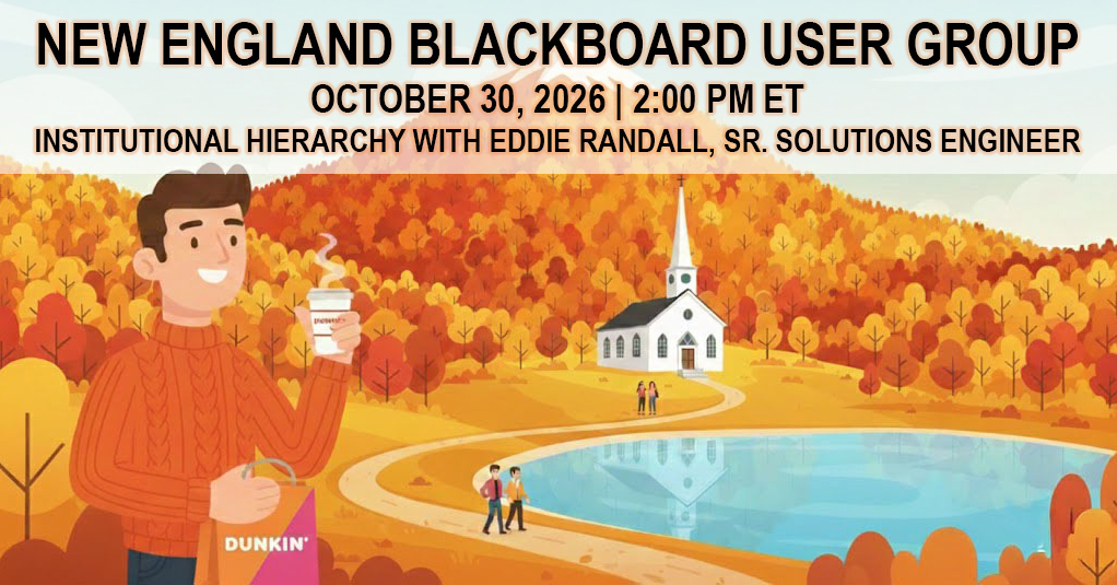 New England BUG - October: Institutional Hierarchy