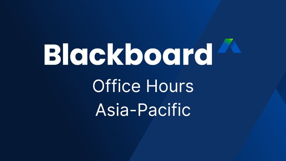 Deck - Bb LMS Office Hours - Asia Pacific - 18 June