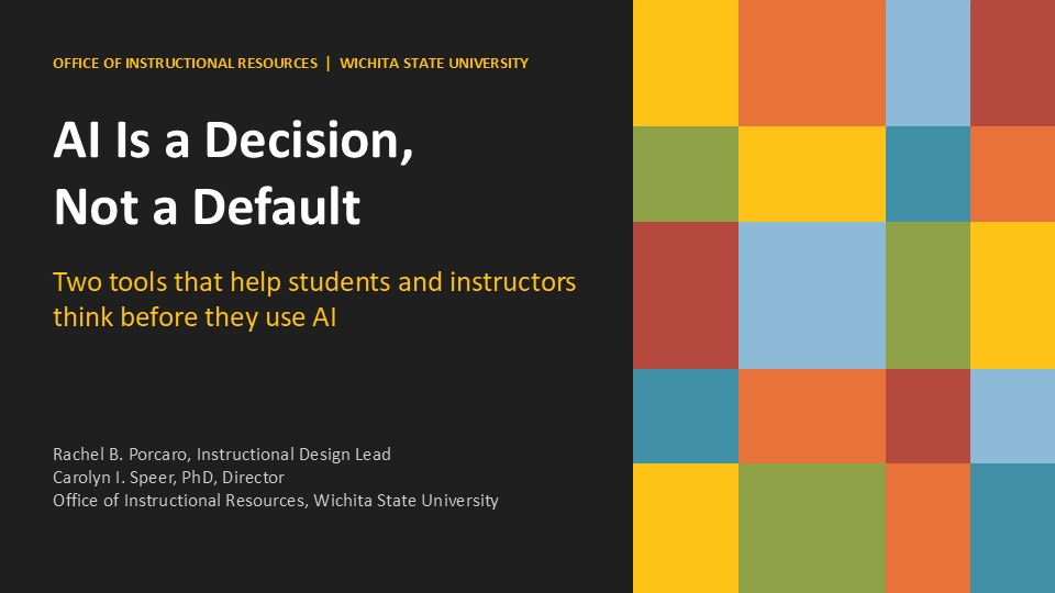 Innovative Educator Series - AI Is a Decision, Not a Default