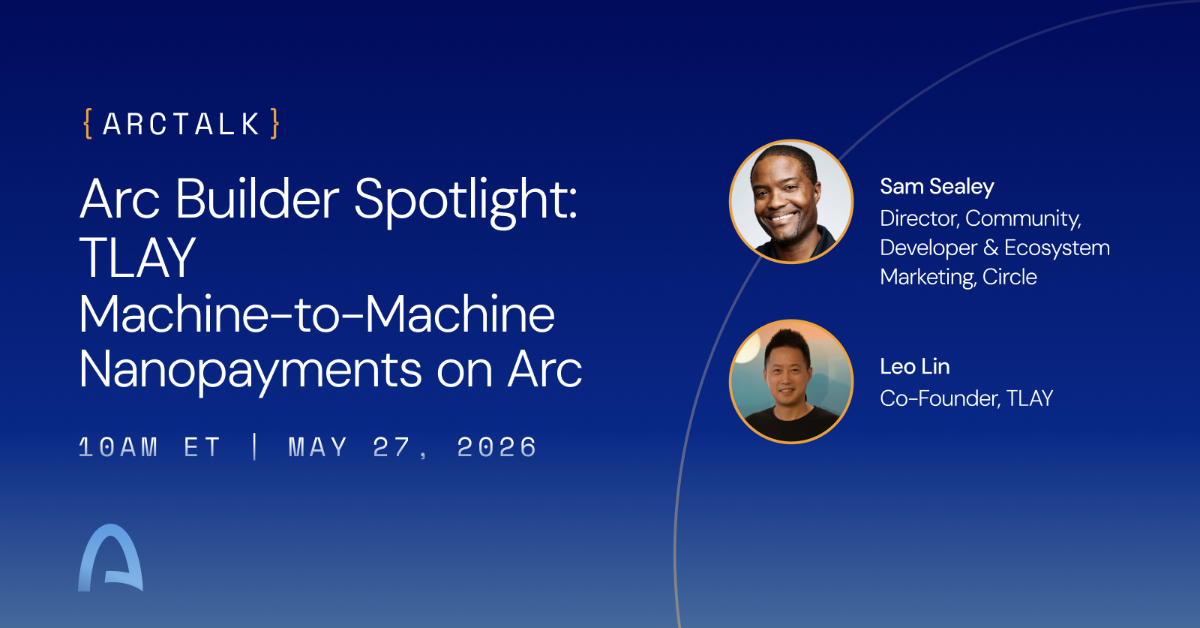 Arc Builder Spotlight: TLAY - Machine-to-Machine Nanopayments on Arc