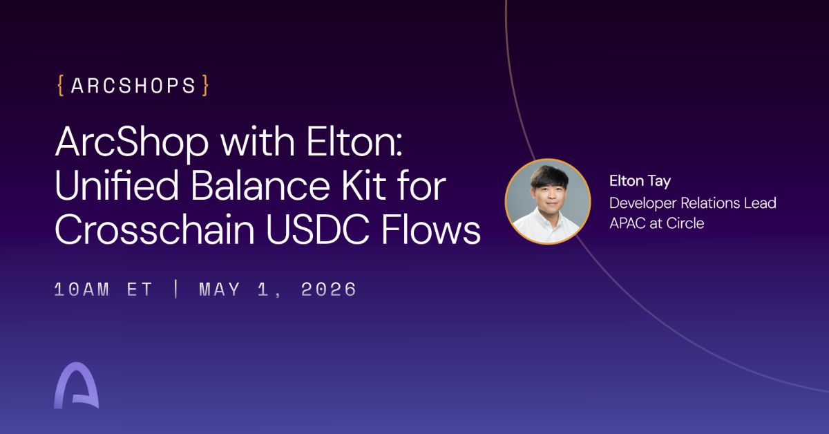 ArcShop with Elton: Unified Balance Kit for Crosschain USDC Flows