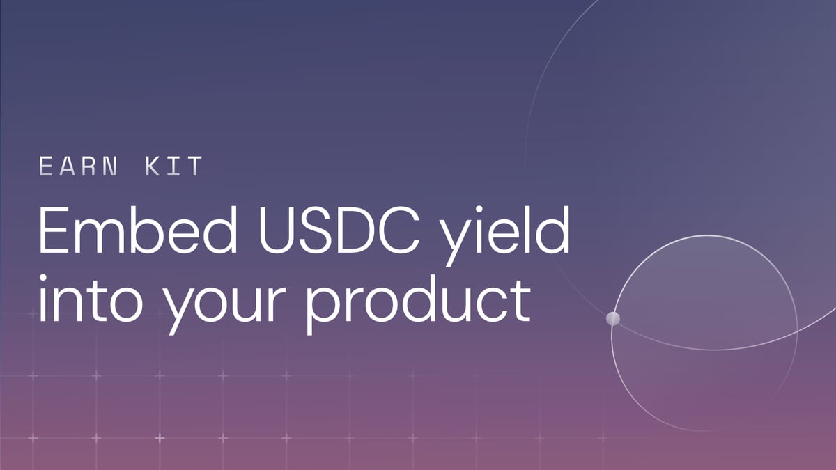 Earn Kit on Arc: Embedded USDC and EURC Lending Opportunities