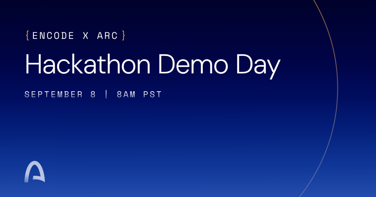 Encode Programmable Money on Arc Demo Day