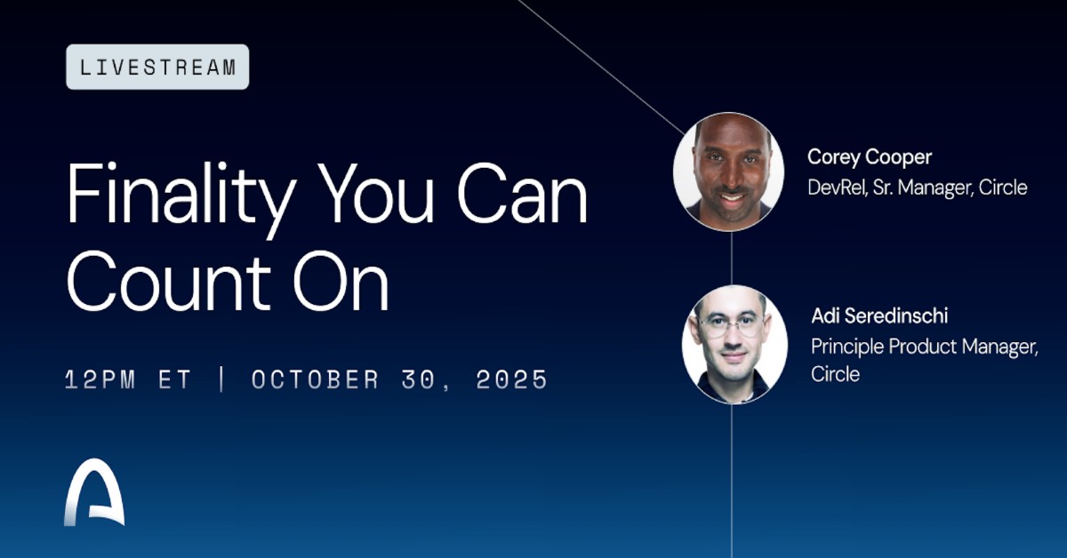 ArcTalk: Finality You Can Count On