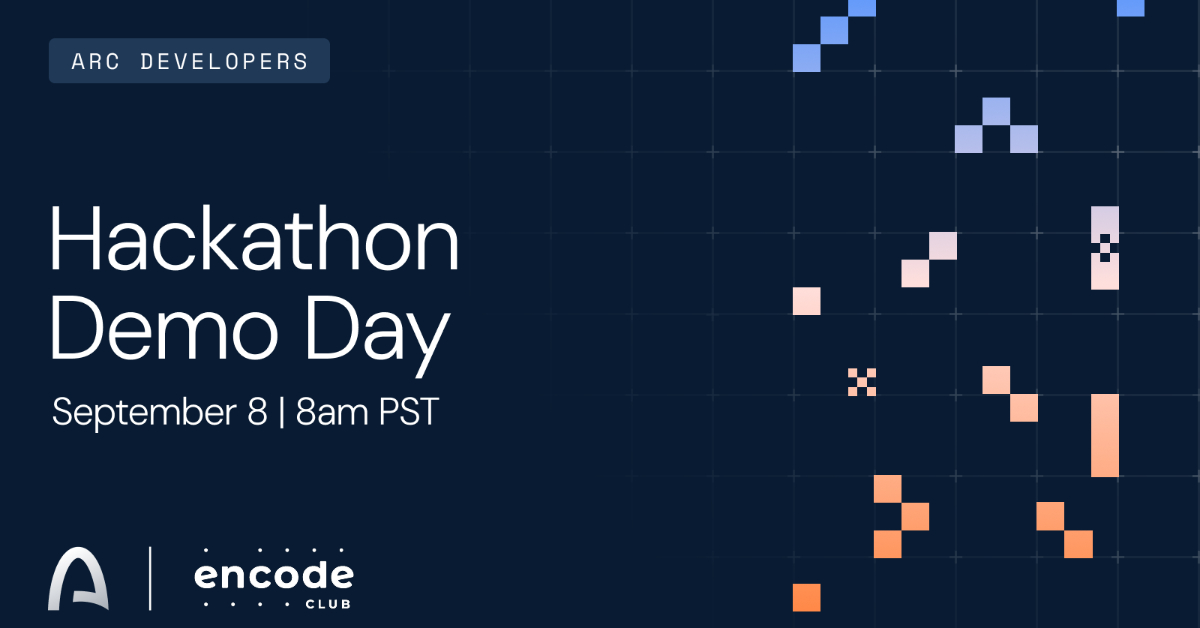 Encode Programmable Money on Arc Demo Day