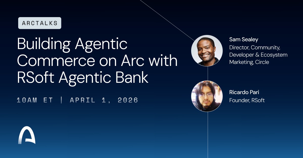 Building Agentic Commerce on Arc with RSoft Agentic Bank