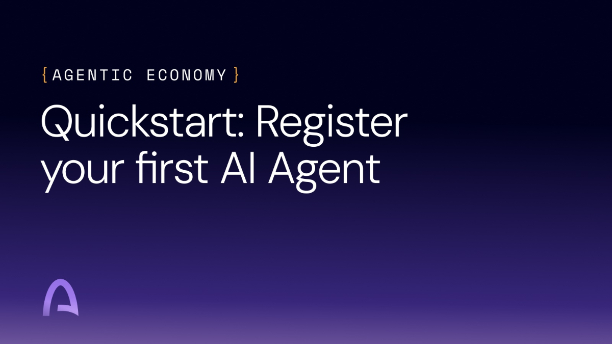 Quickstart: Register your first AI Agent