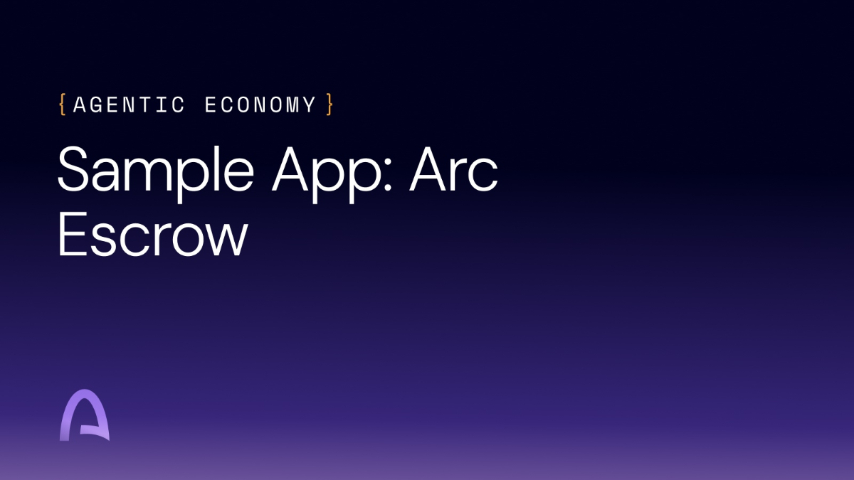 AI Sample App: Arc Escrow