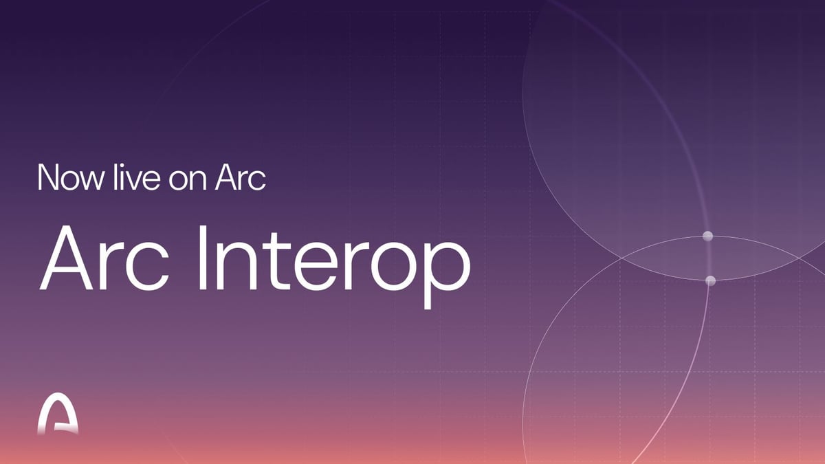Interop on Arc Is Live: One Stack for Crosschain Liquidity