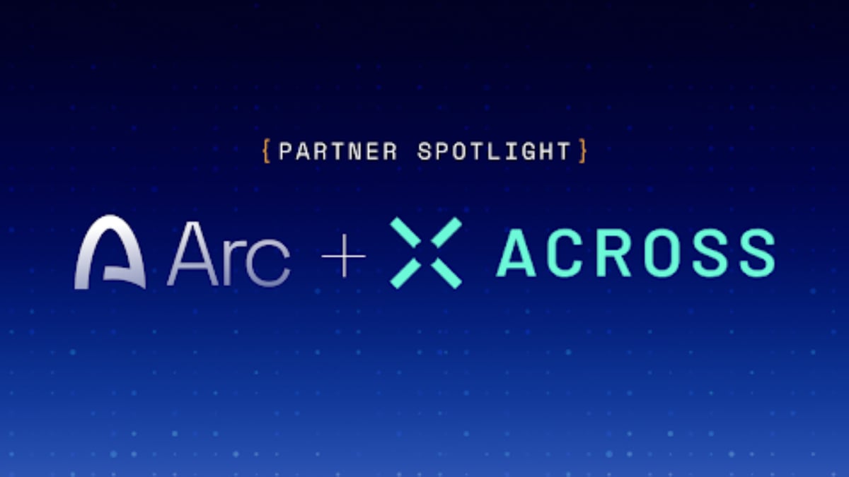 Across is live on Arc Testnet: day-one crosschain transfers for builders