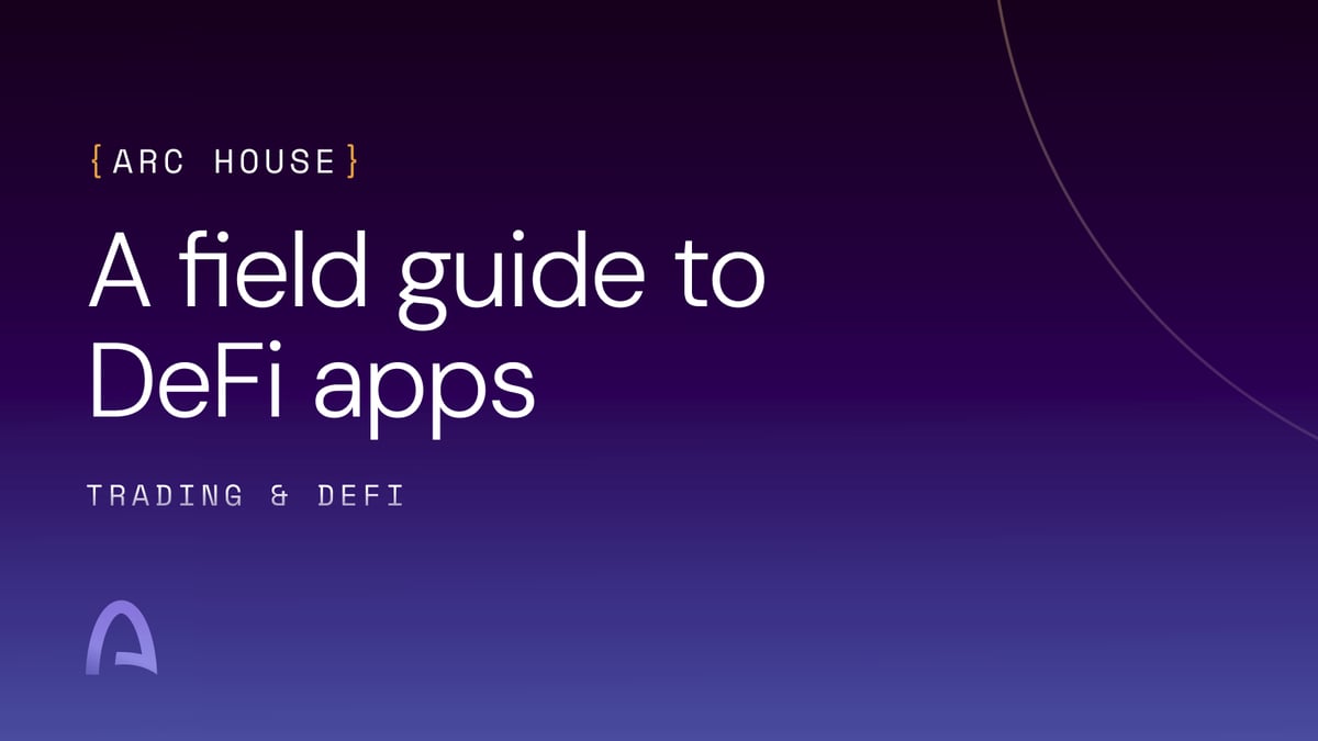 A field guide to DeFi Apps