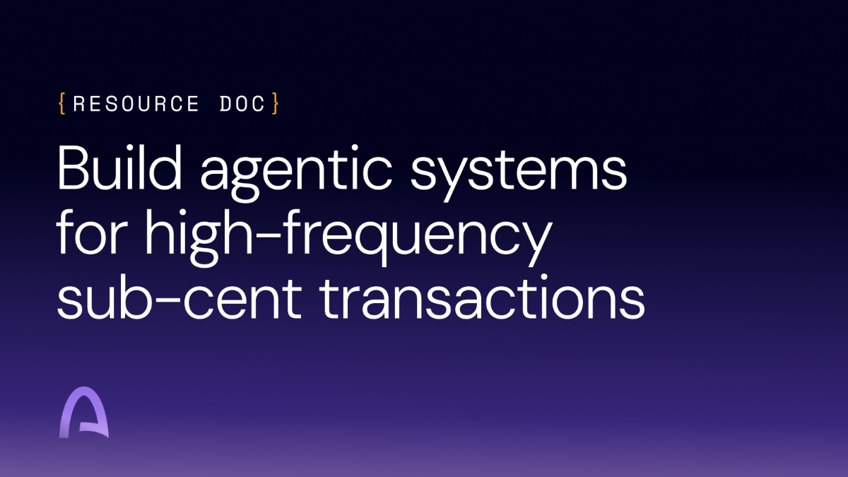 Build Agentic Systems for High-Frequency Txns