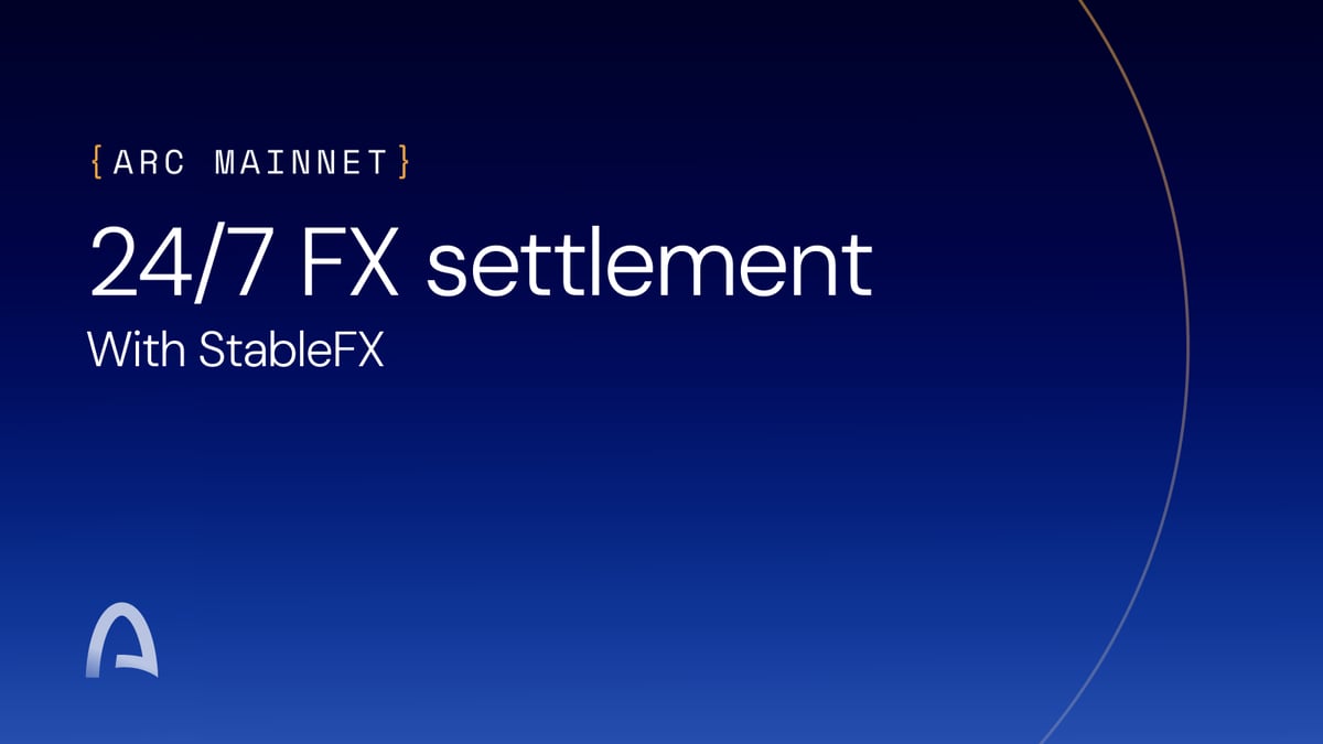 24/7 FX settlement with stablecoins