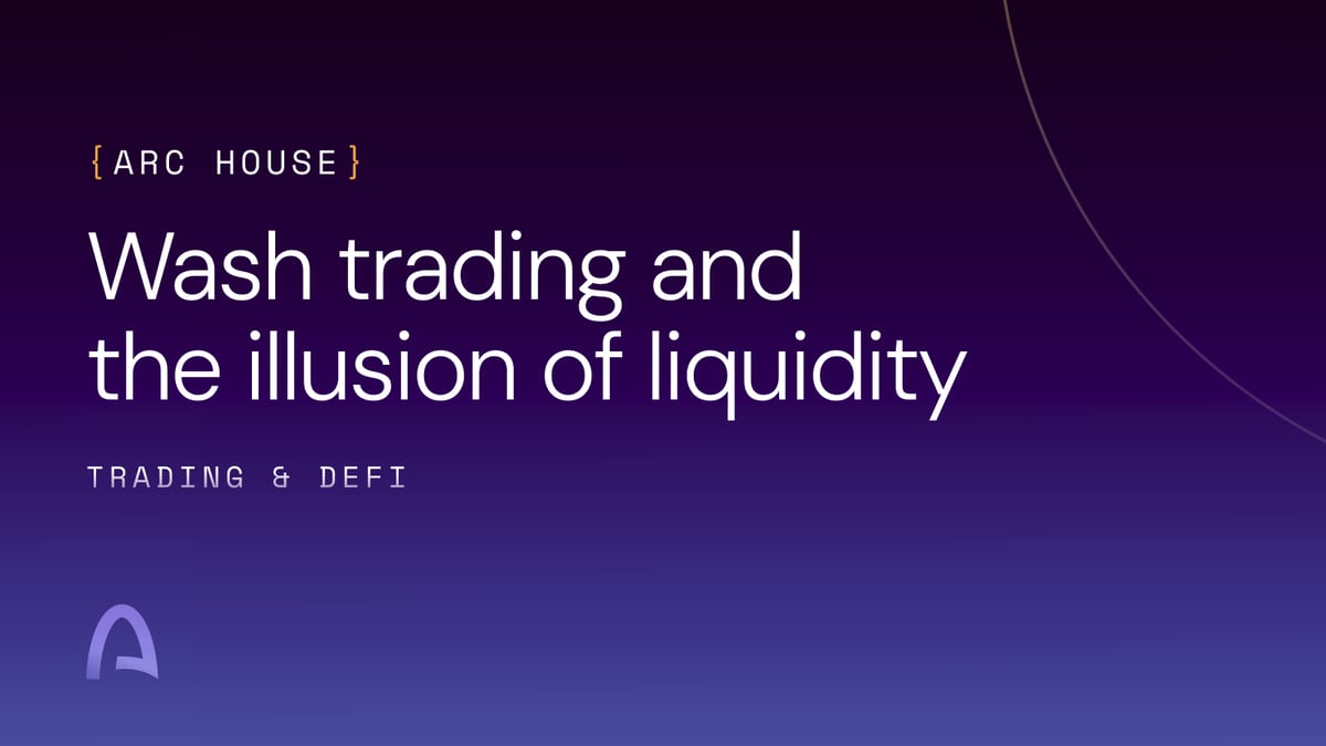 Wash trading and the illusion of liquidity