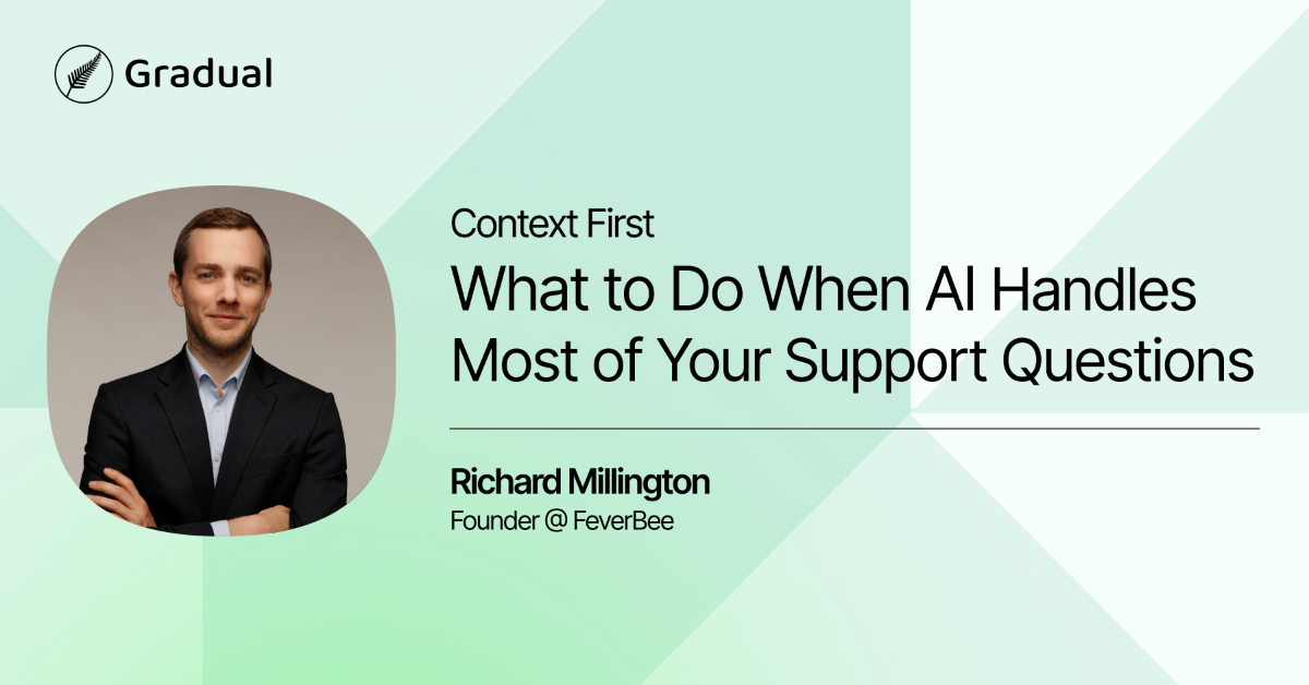Context First: What to Do When AI Handles Most of Your Support Questions