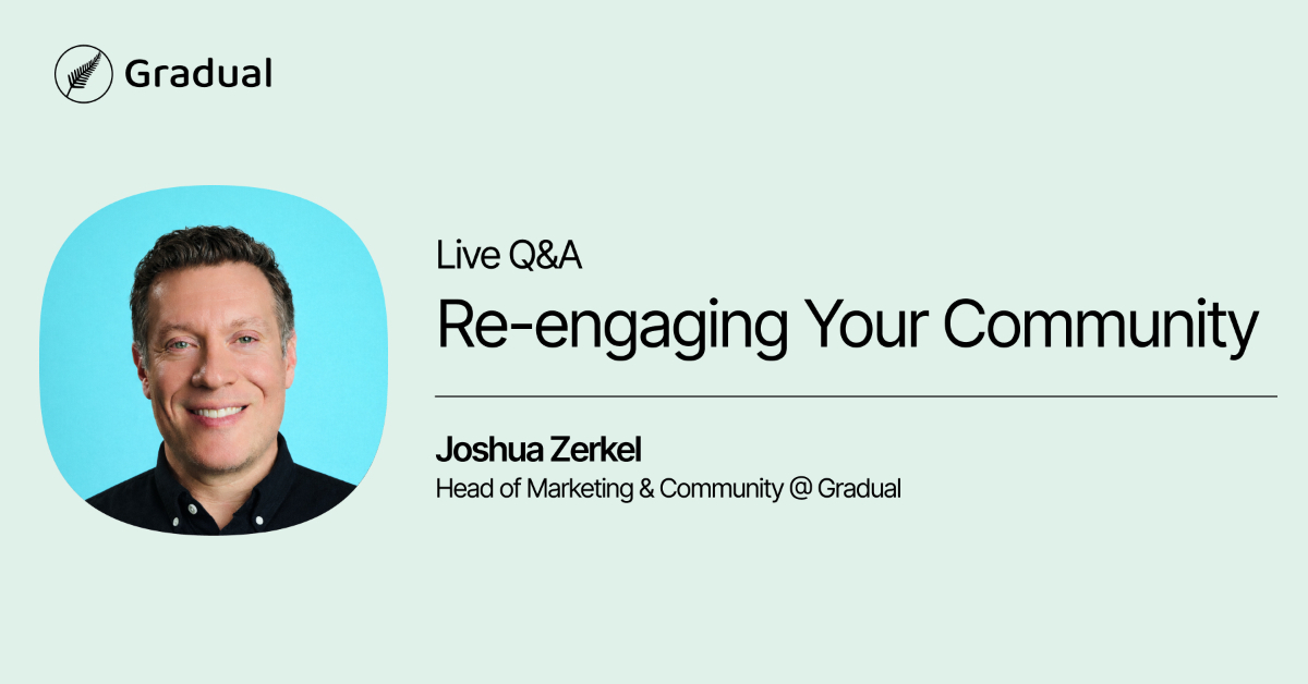 Live Q&A: Re-engaging Your Community