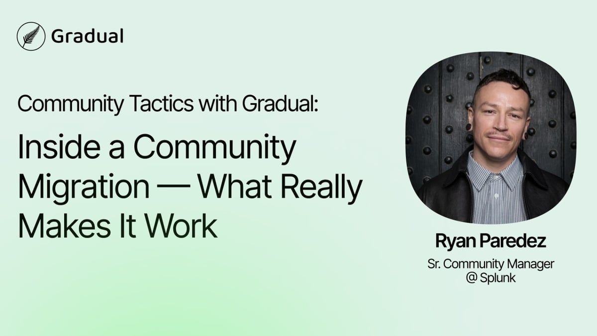 Webinar Recap: From Platform Change To Member Continuity: Community Tactics with Ryan Paredez