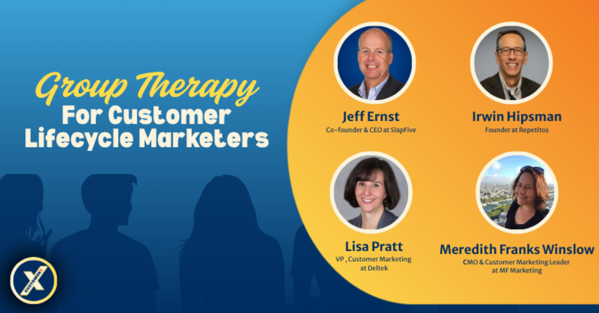 Group Therapy for Customer Lifecycle Marketers