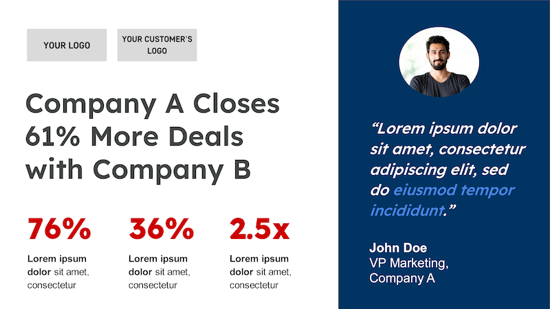 Can you tell a full customer story in just one slide?