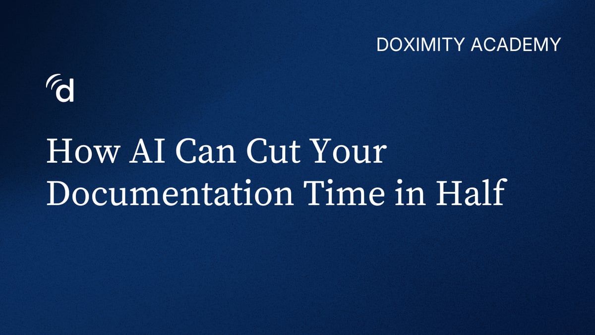 Using AI Alongside Your EHR: How AI Can Cut Your Documentation Time in Half (Part 1/3)