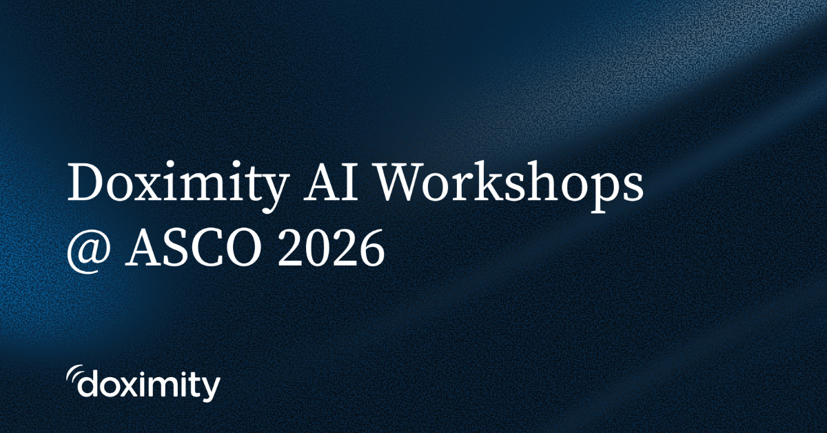 Doximity @ ASCO 2026 (Booth #30167)