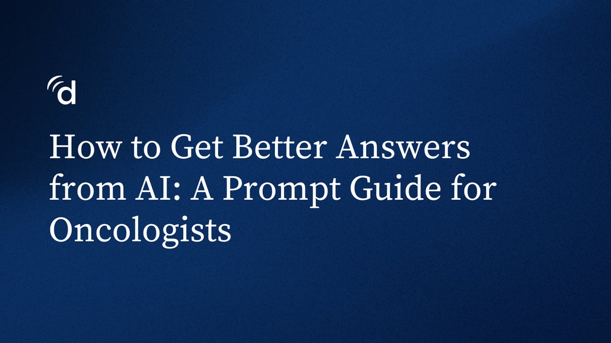 How to Get Better Answers from AI: A Prompt Guide for Oncologists