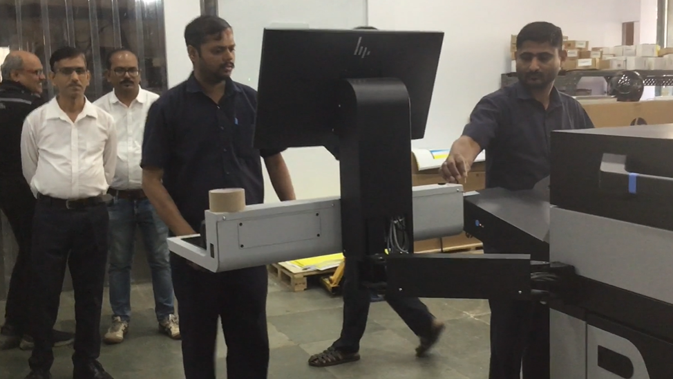 I Was Thrilled to Watch the HP Indigo 100K Print the India Scoop!