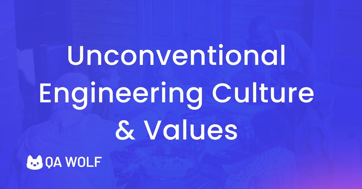 Executive Dinner: Unconventional Engineering Culture & Values