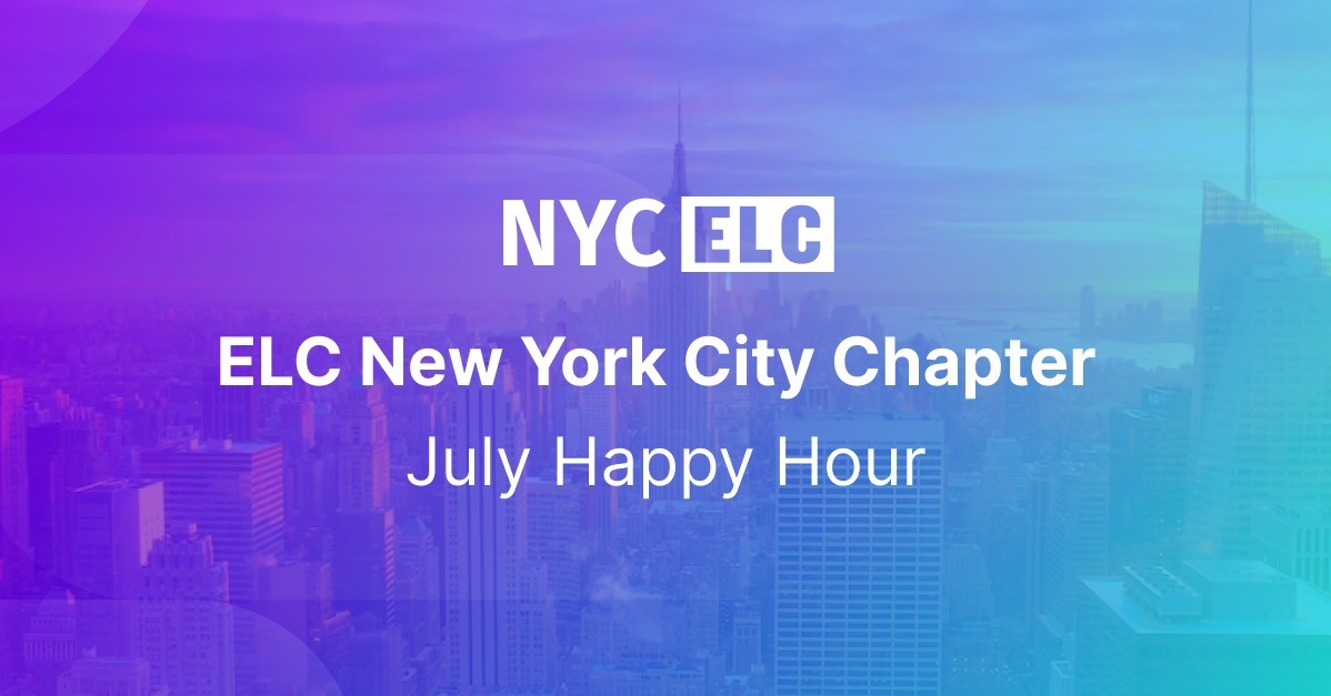 NYC ELC: Summer 2025 Happy hour