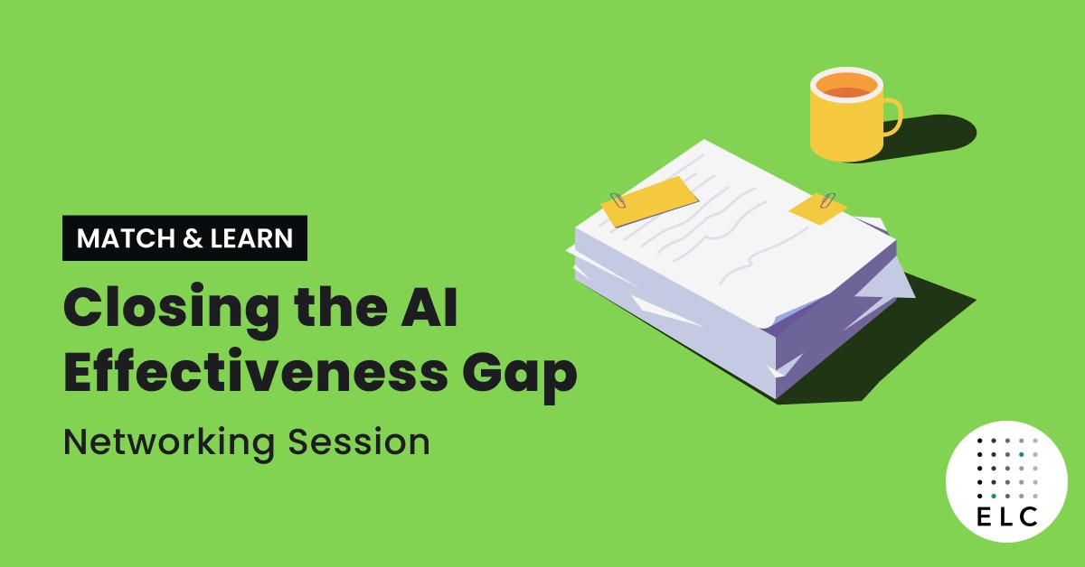 Match & Learn - Closing the AI Effectiveness Gap