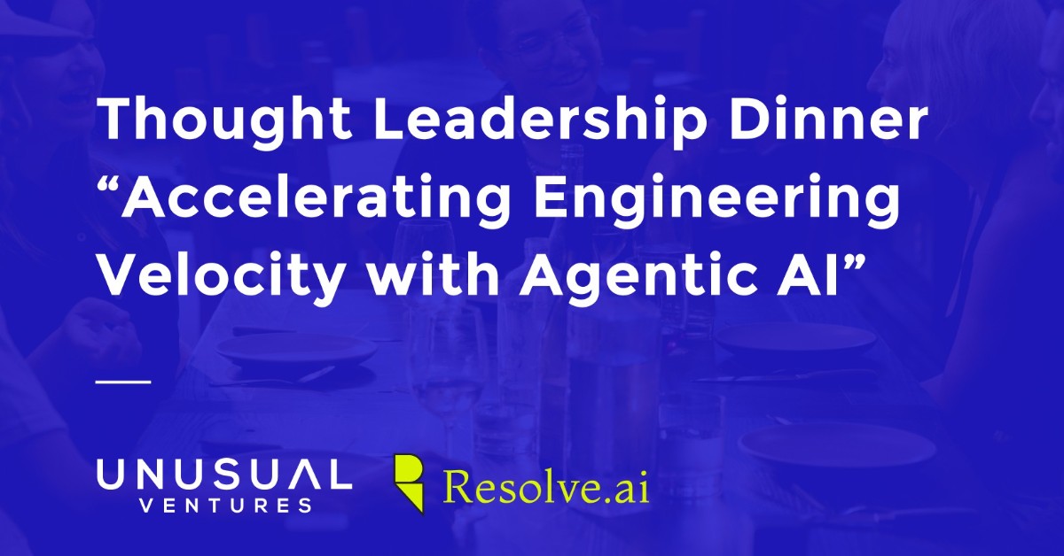 Thought Leadership Dinner "Accelerating Engineering Velocity with Agentic AI"