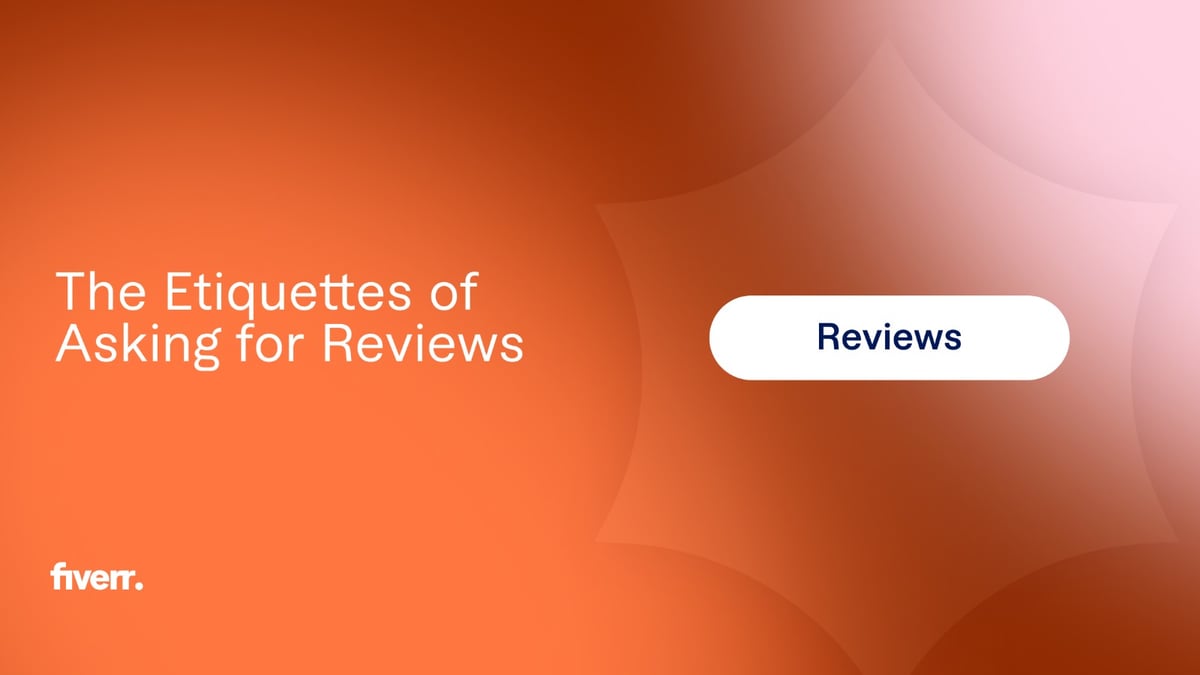 The etiquettes of asking for reviews