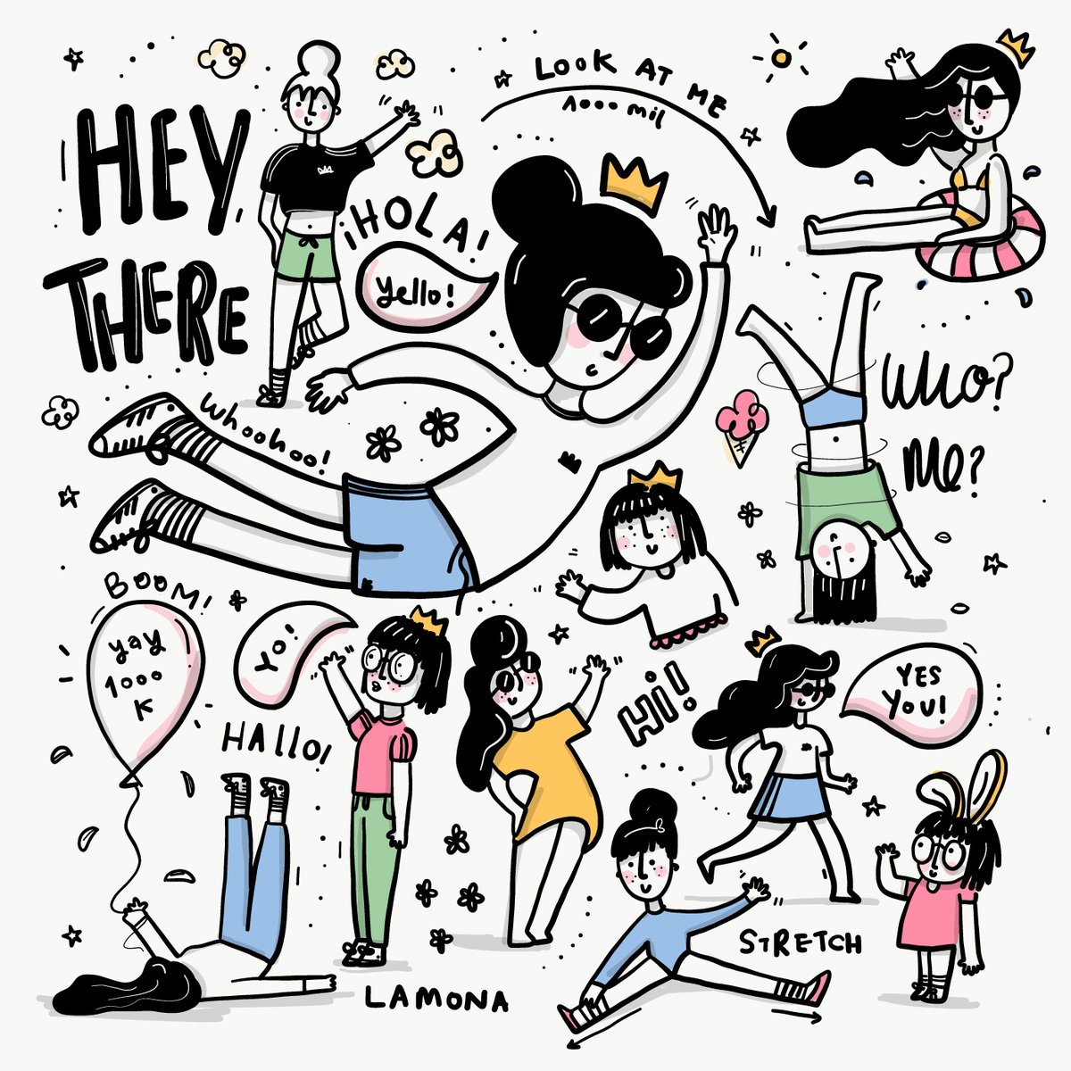 An Illustrated Day in the Life of Moran Shaham