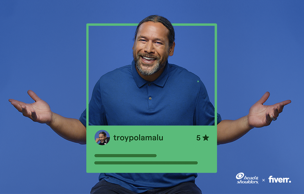Head & Shoulders and Troy Polamalu Partner with Fiverr
