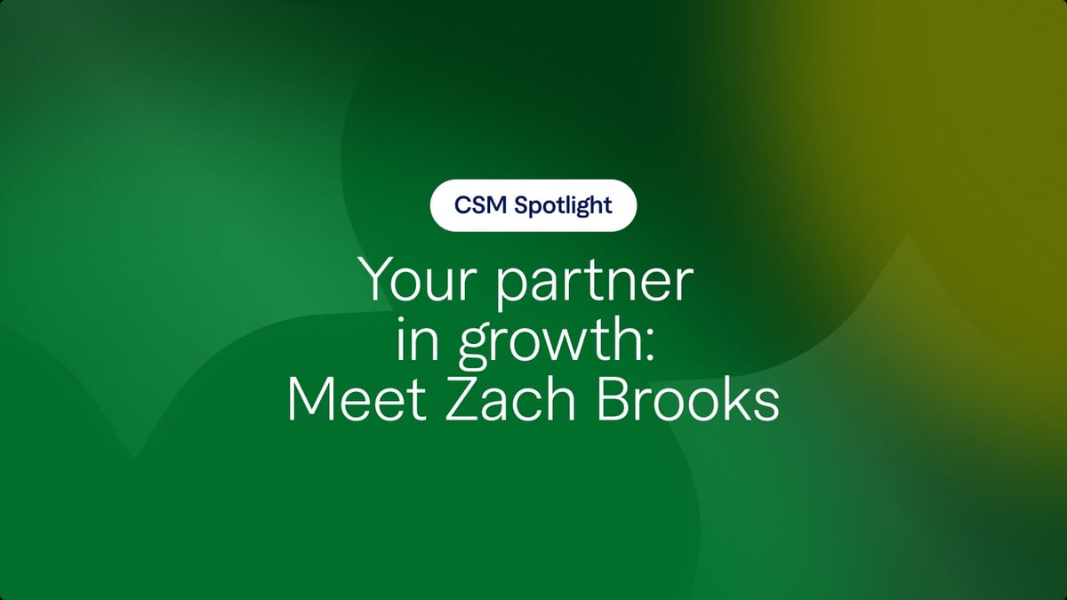 Your partner in growth: Meet Zach Brooks