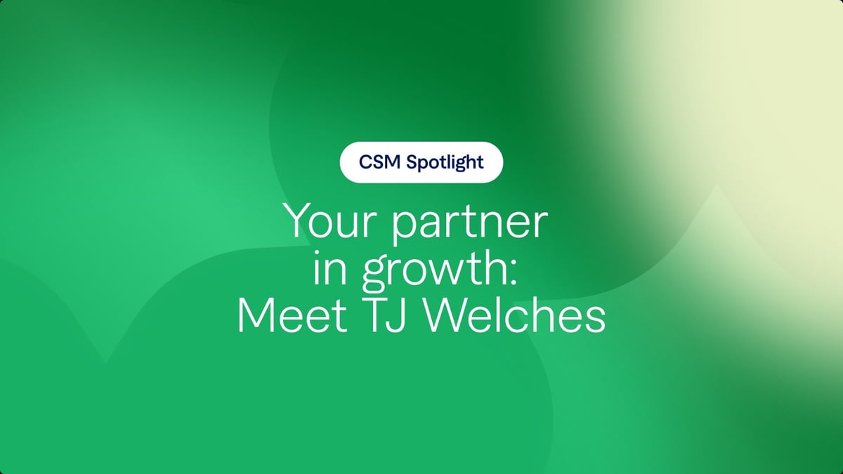 Your partner in growth: Meet TJ Welches