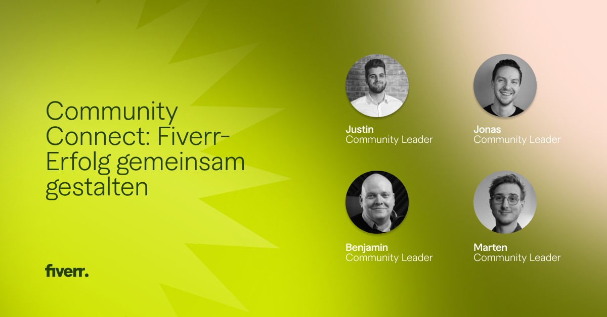 Mai Community Connect: Fiverr-Erfolg gemeinsam gestalten