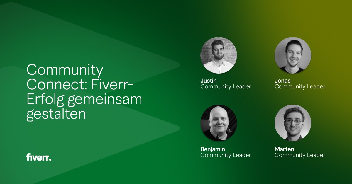 August Community Connect: Fiverr-Erfolg gemeinsam gestalten