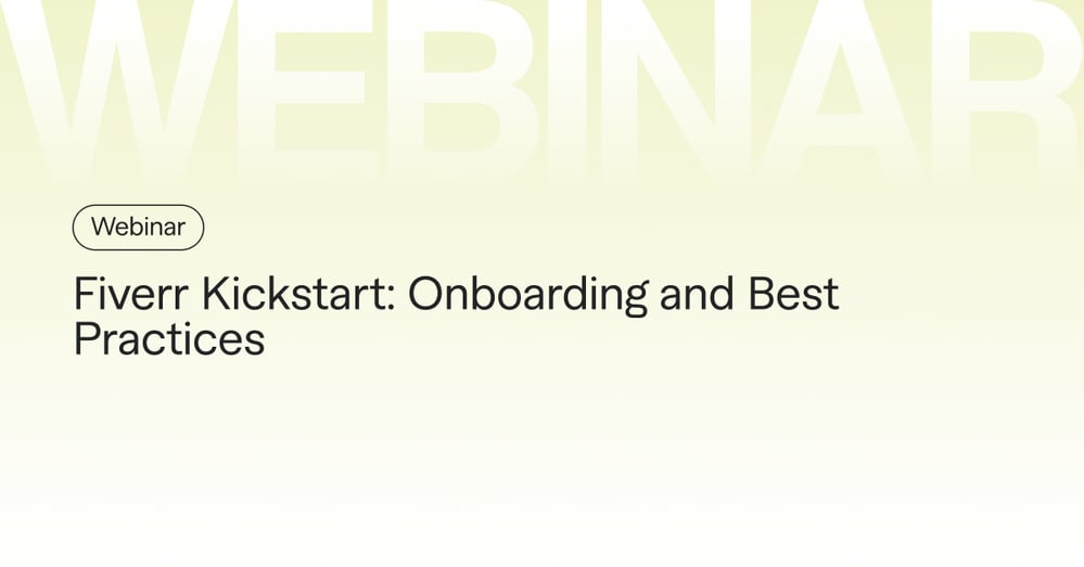 Kickstart Webinar - Onboarding & Best Practices