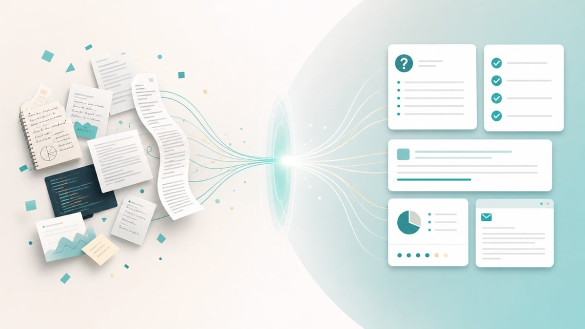 From Source Material to Usable Output with Glean
