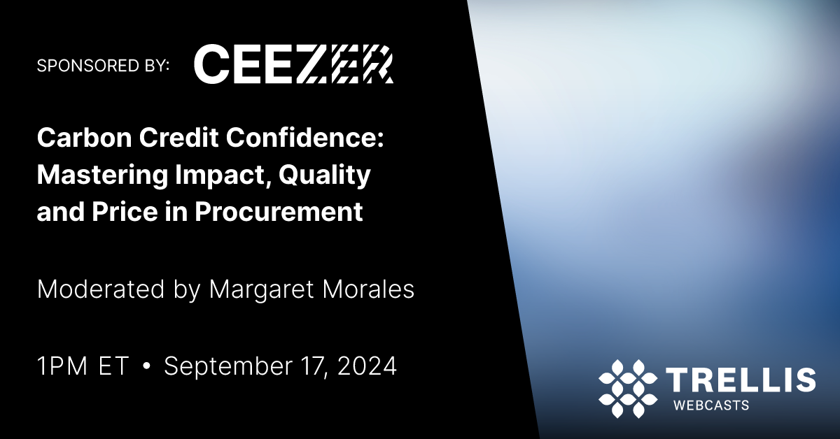 Carbon Credit Confidence: Mastering Impact, Quality and Price in Procurement
