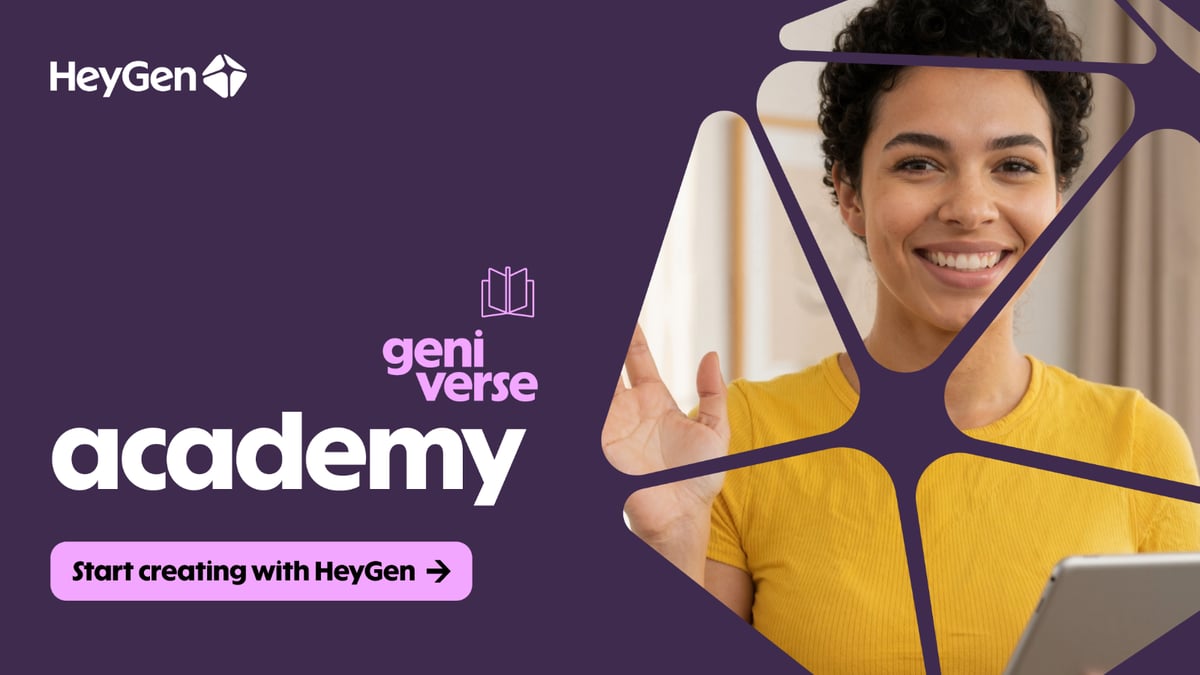 HeyGen Academy: your hub for in-depth video tutorials