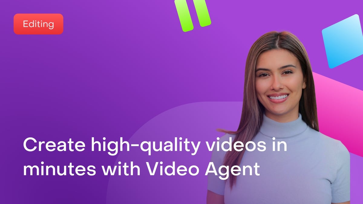 How to create high-quality videos in minutes with Video Agent