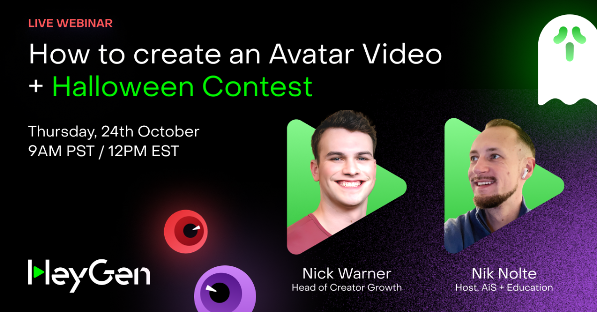 How to Create an Avatar Video & Halloween Contest
