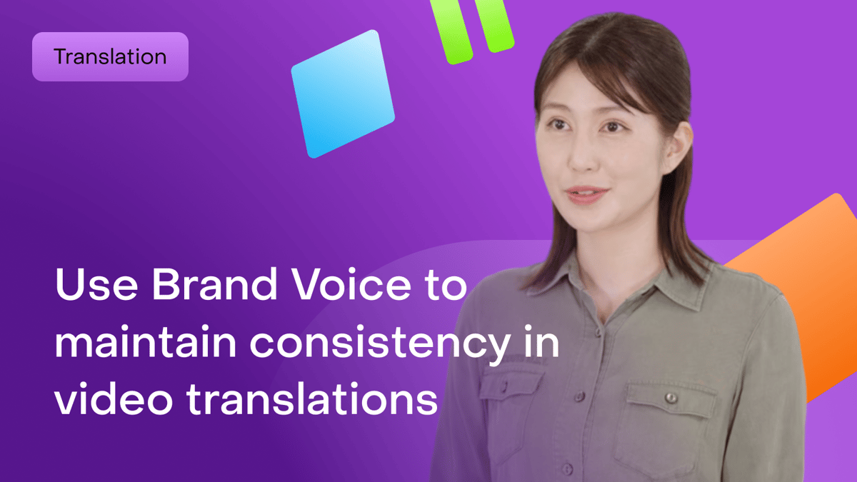 How to use Brand Voice in HeyGen to maintain consistency in video translations
