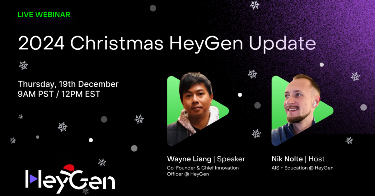 2024 Christmas HeyGen Update