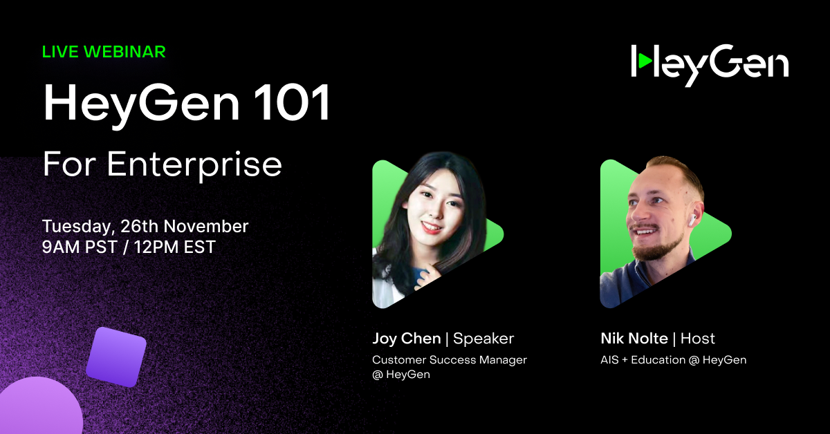 HeyGen 101 For Enterprise